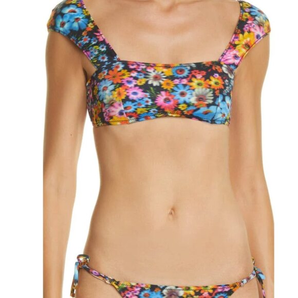 Stella McCartney floral Bikini top multicolored M - Picture 2 of 8